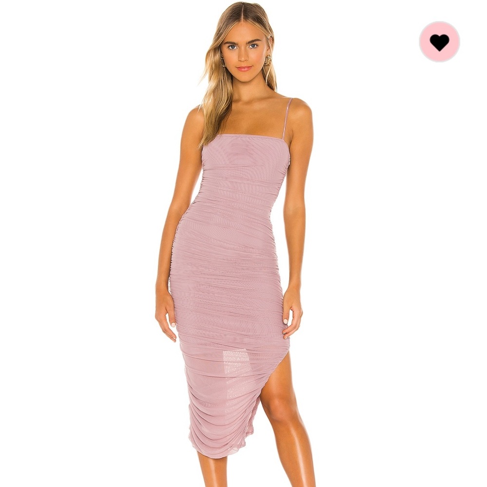 SNDYS Simone Midi Dress in Mauve